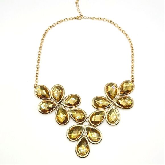 Gold Statement Necklace - Picture 2 of 7